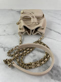 CHANEL Beige Caviar Quilted Mini CC Bucket Crossbody/Shoulder Bag