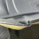 CELINE Navy Blue Leather Medium Phantom Luggage Tote Bag