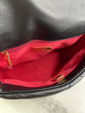 Chanel Black Lambskin Quilted Medium Chanel 19 Flap Shoulder/Crossbody Bag