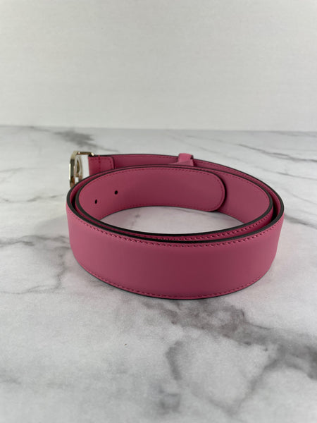 GUCCI Interlocking G Pink Belt Size 85/34