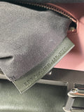 Fendi Verde Prato (Dark Green) Vitello Seta Shiny Nappa Large Peekaboo Iconic Satchel