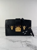 LOUIS VUITTON Black Epi Trunk Shoulder/Crossbody Bag