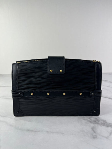 LOUIS VUITTON Black Epi Trunk Shoulder/Crossbody Bag