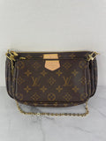 Louis Vuitton Khaki Multi Pochette Accessoires Crossbody/Shoulder Bag