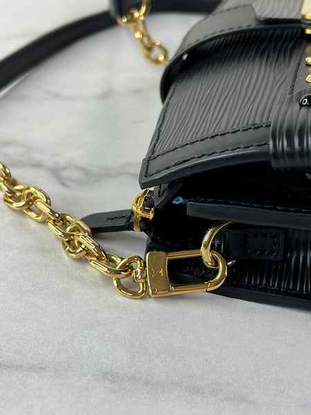 LOUIS VUITTON Black Epi Trunk Shoulder/Crossbody Bag