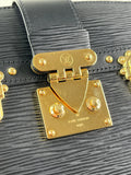 LOUIS VUITTON Black Epi Trunk Shoulder/Crossbody Bag