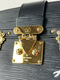 LOUIS VUITTON Black Epi Trunk Shoulder/Crossbody Bag