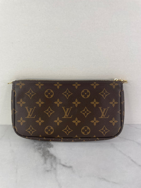 Louis Vuitton Khaki Multi Pochette Accessoires Crossbody/Shoulder Bag
