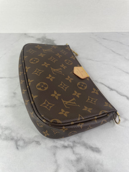 Louis Vuitton Khaki Multi Pochette Accessoires Crossbody/Shoulder Bag