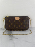 Louis Vuitton Khaki Multi Pochette Accessoires Crossbody/Shoulder Bag