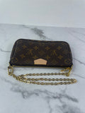 Louis Vuitton Khaki Multi Pochette Accessoires Crossbody/Shoulder Bag