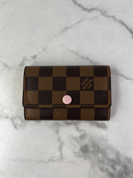 LOUIS VUITTON Damier Ebene 6 Key Holder