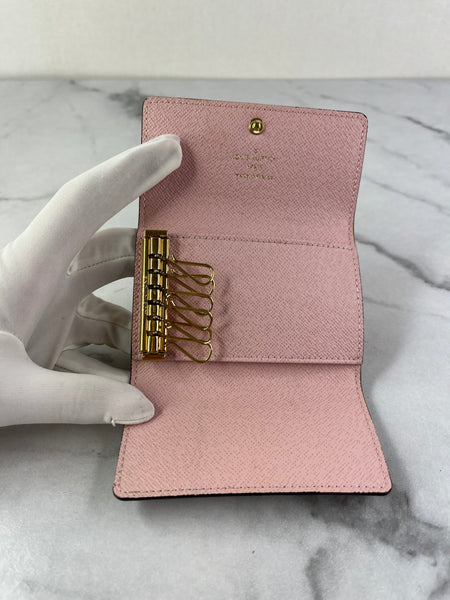 LOUIS VUITTON Damier Ebene 6 Key Holder