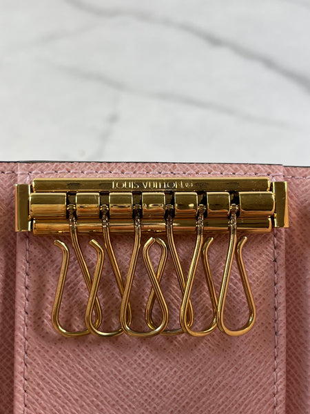 LOUIS VUITTON Damier Ebene 6 Key Holder