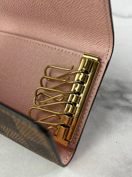 LOUIS VUITTON Damier Ebene 6 Key Holder