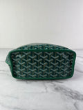 GOYARD Green Goyardine Reversible Mini Anjou Shoulder Bag