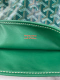 GOYARD Green Goyardine Reversible Mini Anjou Shoulder Bag