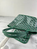 GOYARD Green Goyardine Reversible Mini Anjou Shoulder Bag