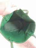 GOYARD Green Goyardine Reversible Mini Anjou Shoulder Bag