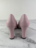 VALENTINO Water Rose Pink VLogo Leather Pumps Size 40