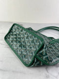 GOYARD Green Goyardine Reversible Mini Anjou Shoulder Bag