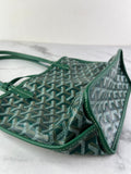 GOYARD Green Goyardine Reversible Mini Anjou Shoulder Bag