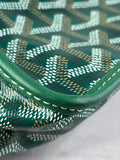 GOYARD Green Goyardine Reversible Mini Anjou Shoulder Bag