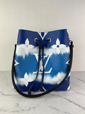 Louis Vuitton Blue Monogram Escale Neonoe MM Crossbody/Shoulder Bag