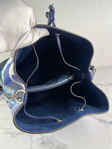 Louis Vuitton Blue Monogram Escale Neonoe MM Crossbody/Shoulder Bag