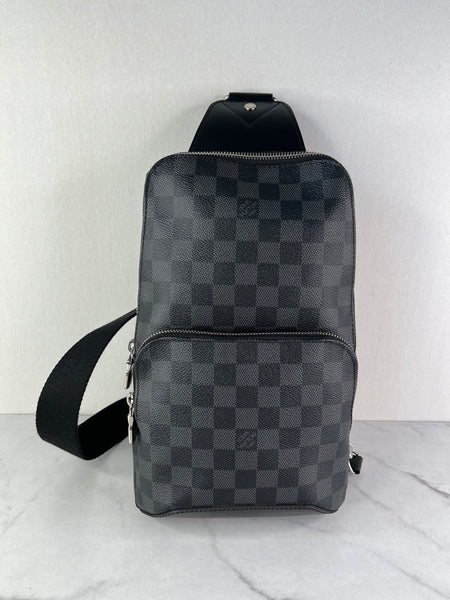LOUIS VUITTON Damier Graphite Avenue Sling Bag