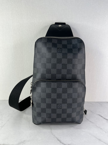LOUIS VUITTON Damier Graphite Avenue Sling Bag