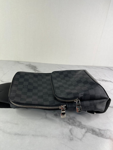LOUIS VUITTON Damier Graphite Avenue Sling Bag
