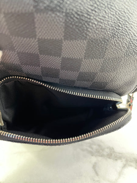 LOUIS VUITTON Damier Graphite Avenue Sling Bag