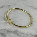 Tiffany T Wire Bracelet in 18k Yellow Gold Size Medium