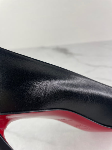 CHRISTIAN LOUBOUTIN Black Condora 85 Pumps Size 35.5
