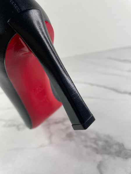 CHRISTIAN LOUBOUTIN Black Condora 85 Pumps Size 35.5