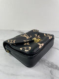 LOUIS VUITTON Black/Beige Bicolor Monogram Empreinte Leather Pochette Métis Crossbody/Shoulder Bag