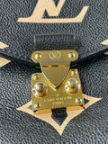 LOUIS VUITTON Black/Beige Bicolor Monogram Empreinte Leather Pochette Métis Crossbody/Shoulder Bag