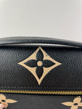 LOUIS VUITTON Black/Beige Bicolor Monogram Empreinte Leather Pochette Métis Crossbody/Shoulder Bag
