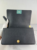 CHANEL Black Caviar Medium Boy Bag