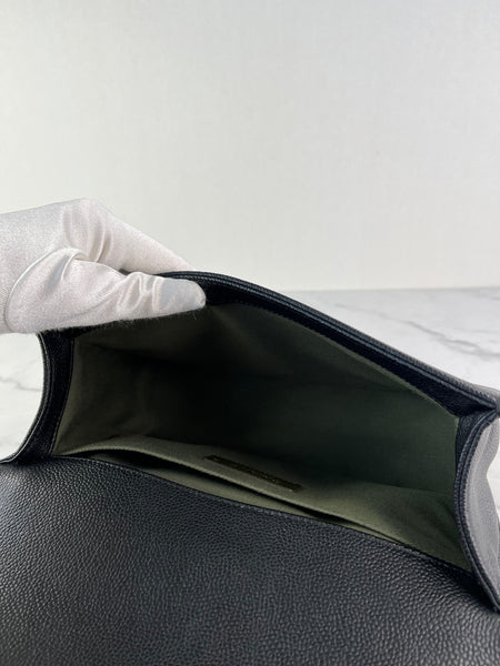 CHANEL Black Caviar Medium Boy Bag