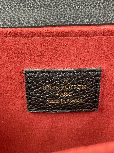 LOUIS VUITTON Black/Beige Bicolor Monogram Empreinte Leather Pochette Métis Crossbody/Shoulder Bag