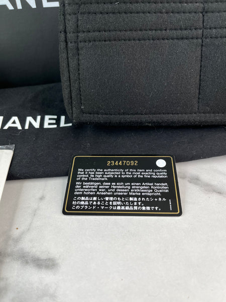 CHANEL Black Caviar Medium Boy Bag