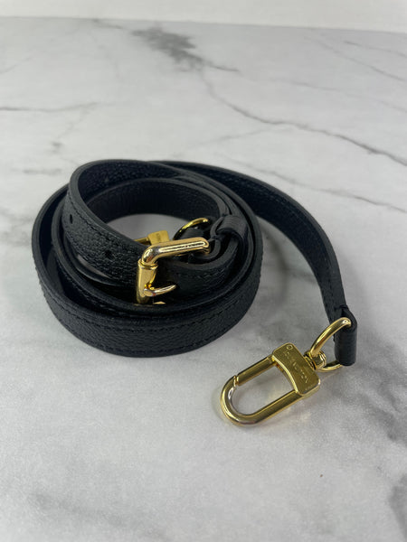 LOUIS VUITTON Black/Beige Bicolor Monogram Empreinte Leather Pochette Métis Crossbody/Shoulder Bag