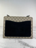 GUCCI Dionysus Beige Ebony/Black Medium/Large GG Shoulder Bag