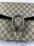 GUCCI Dionysus Beige Ebony/Black Medium/Large GG Shoulder Bag