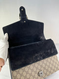 GUCCI Dionysus Beige Ebony/Black Medium/Large GG Shoulder Bag
