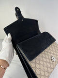 GUCCI Dionysus Beige Ebony/Black Medium/Large GG Shoulder Bag