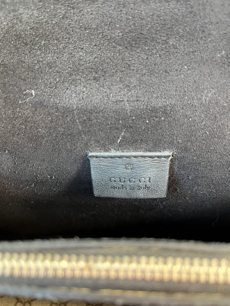 GUCCI Dionysus Beige Ebony/Black Medium/Large GG Shoulder Bag