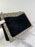GUCCI Dionysus Beige Ebony/Black Medium/Large GG Shoulder Bag